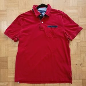 Tommy Hilfiger Red Polo Shirt